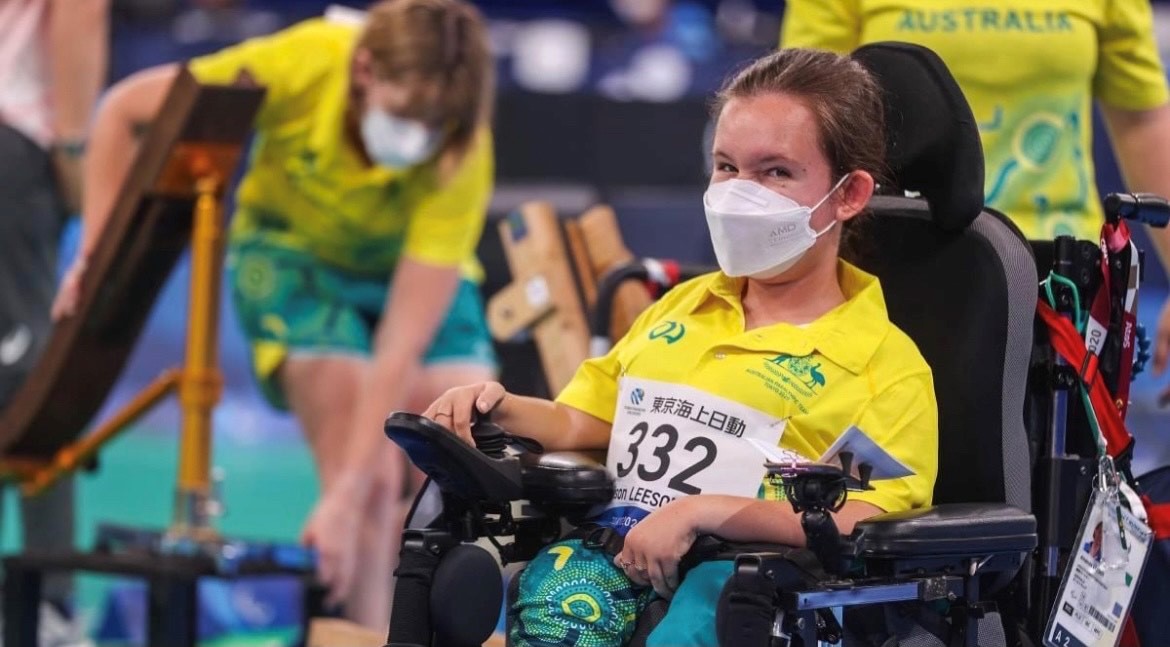 Jamieson Leeson at the 2021 Tokyo Paralympic Games (Photo: Supplied)