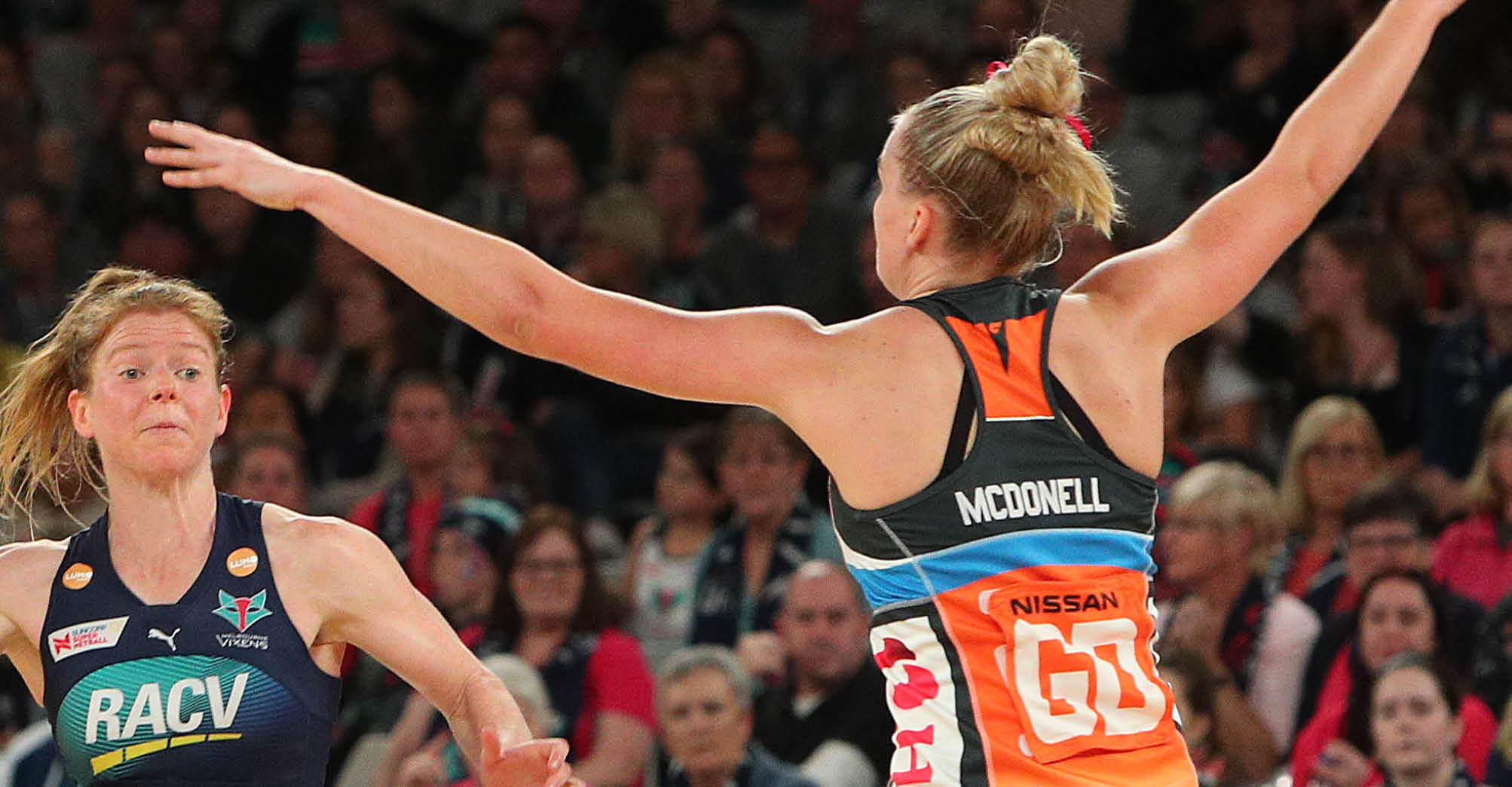Matilda McDonell making her Super Netball debut in 2019