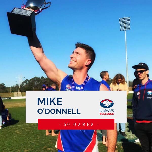 Michael O'Donnell is grand final bound and looking for a second consecutive premiership
