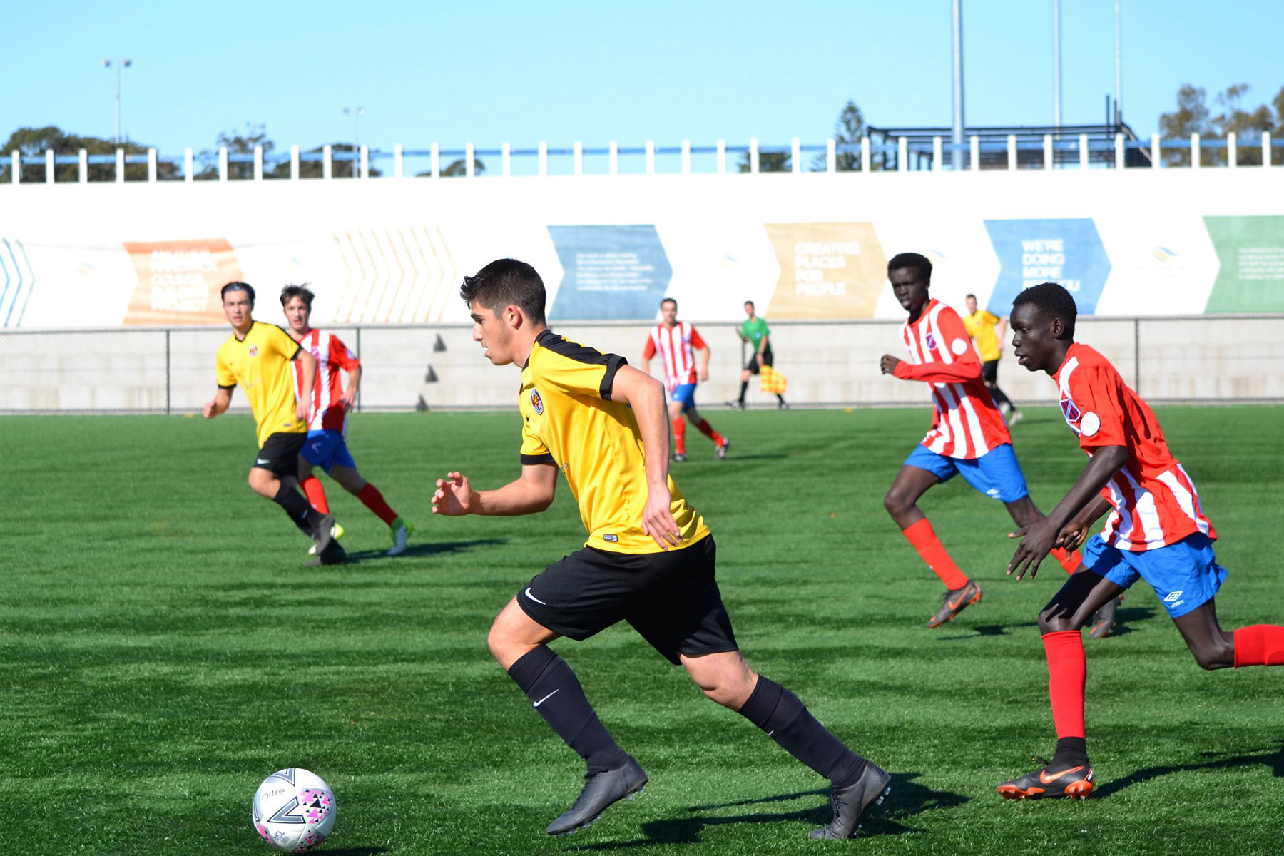 UNSW FC men's team playing a game