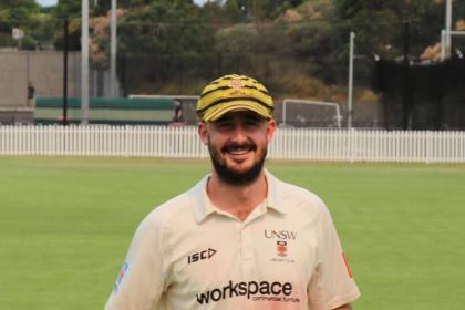 UNSWCC captain Brandon McLean, Credit: UNSW Cricket Club.